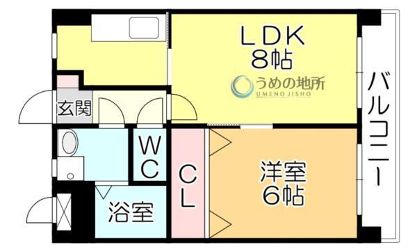 ｻﾝﾋﾟｰﾉ（302） 間取り図画像