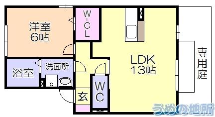 ﾄｰﾀｽﾓｱ参番館（101） 間取り図画像
