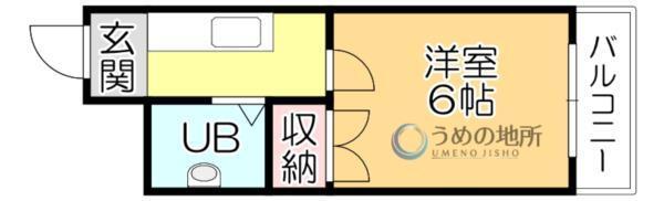 ｺｰﾎﾟ渕上（307） 間取り図画像