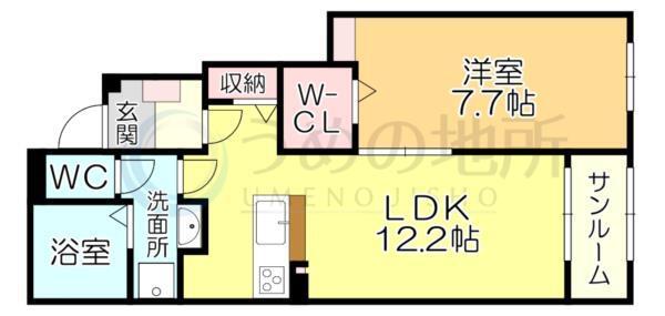 ｸﾞﾘﾁｰﾈの森（104） 間取り図画像