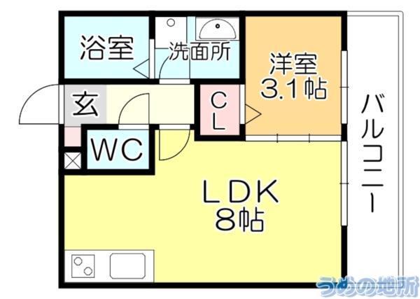 ﾈﾌﾞﾗｽｶｲ（303） 間取り図画像