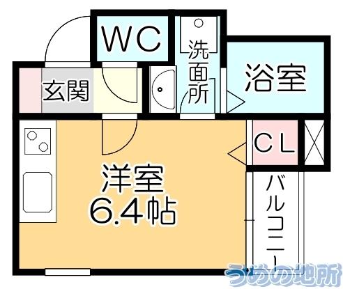 ﾘﾗﾌｫｰﾄ津福（102） 間取り図画像