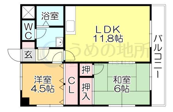 ｻﾝﾗｲﾄﾋﾞﾙ（306） 間取り図画像