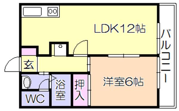 ﾌﾘｰﾃﾞＢ（103） 間取り図画像