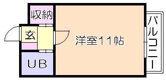 ｸﾞﾚｰｽ御井（108） 間取り図画像