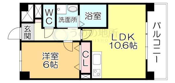 ｴﾙ・ｸﾞﾘｼｰﾇ（303） 間取り図画像