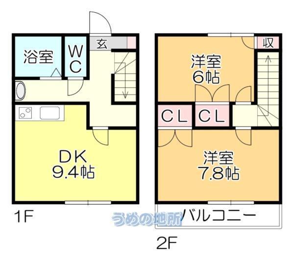 ｿﾚｱｰﾄﾞ（102） 間取り図画像