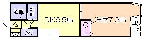 ｵｰｸﾋﾙｽﾞII（102） 間取り図画像