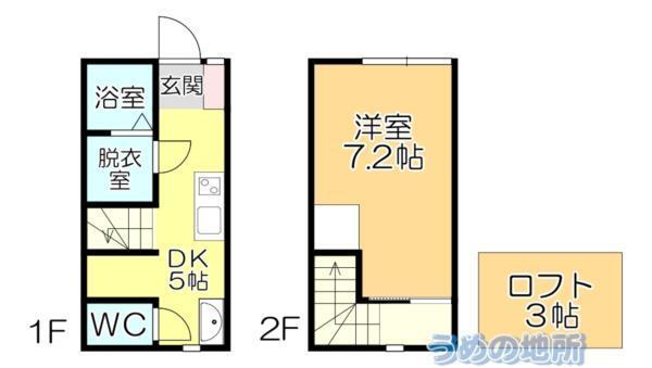 ｼﾞﾗｿｰﾚM　B棟（B3） 間取り図画像