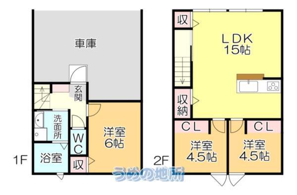 HOOKED HOUSE 一條　A（4） 間取り図画像