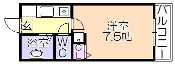 ﾗ･ｸﾞﾗﾝ･ﾘｳﾞｨｴｰﾙ（116） 間取り図画像