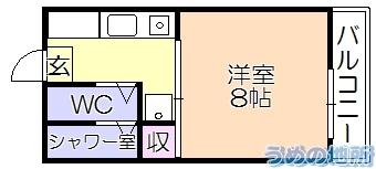 ﾗ･ｸﾞﾗﾝ･ﾘｳﾞｨｴｰﾙ（213） 間取り図画像