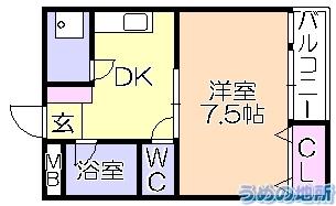 石村ﾋﾞﾙ（302） 間取り図画像