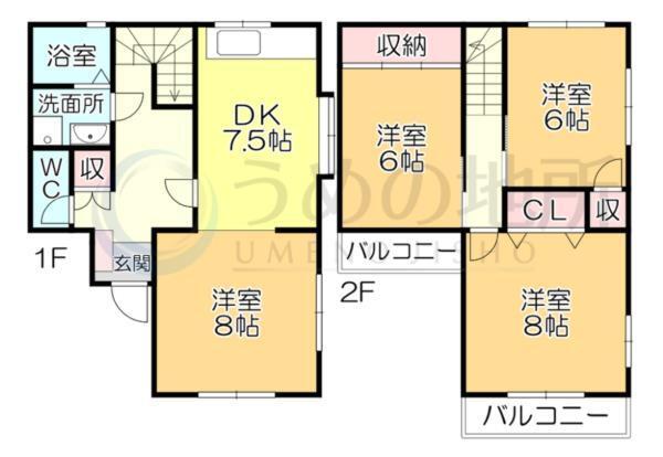 第1ｼｬﾌﾄﾚｼﾞﾃﾞﾝｽＤ（2） 間取り図画像