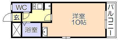 第2HIROﾊｲﾂ（306） 間取り図画像