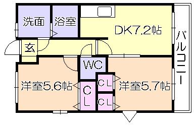 ｳﾞｨﾗ壱番館（103） 間取り図画像