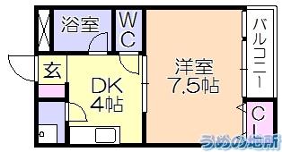 石村ﾋﾞﾙ（405） 間取り図画像