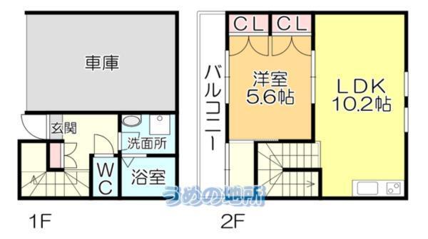 La　LUCE（L） 間取り図画像
