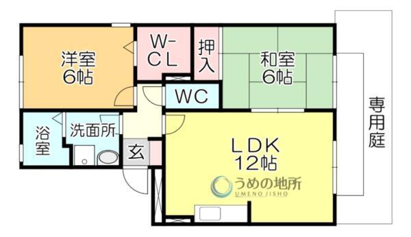 ﾏ-ｻ･ﾘｳﾞｪ-ﾙ1（101） 間取り図画像