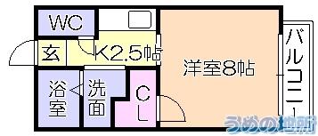 ｸﾞﾚｲｽ篠山（B1） 間取り図画像