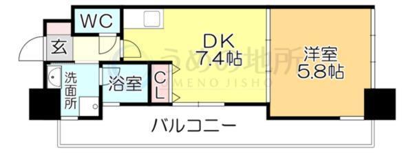 ﾘｰﾄﾞ中央町（709） 間取り図画像