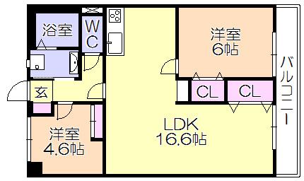 第15上野ﾋﾞﾙ（605） 間取り図画像