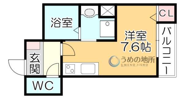 THE NOBLES 諏訪野町II（105） 間取り図画像