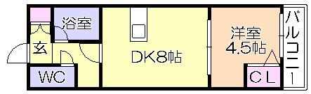 みついﾋﾞﾙ（306） 間取り図画像