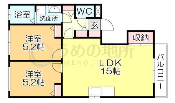 ｱｰｸｱﾑｰﾙIA（301） 間取り図画像