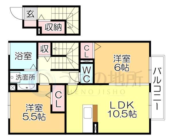 ｳｨﾝ･ﾚｰﾍﾞﾝ（205） 間取り図画像
