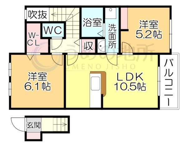 ﾌｫｰｹﾞﾙ（203） 間取り図画像