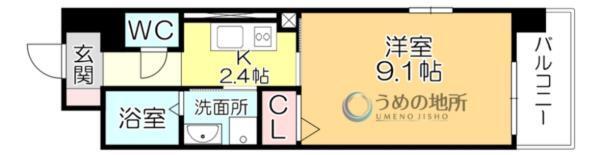 ﾙﾐﾘｸｽ（201） 間取り図画像