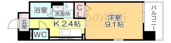 ﾙﾐﾘｸｽ（406） 間取り図画像