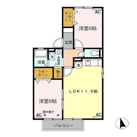 ドシル（201） 間取り図画像
