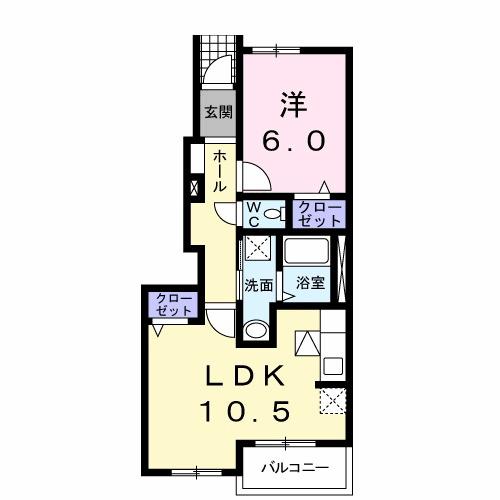 グラース　メゾン　Ａ（102） 間取り図画像