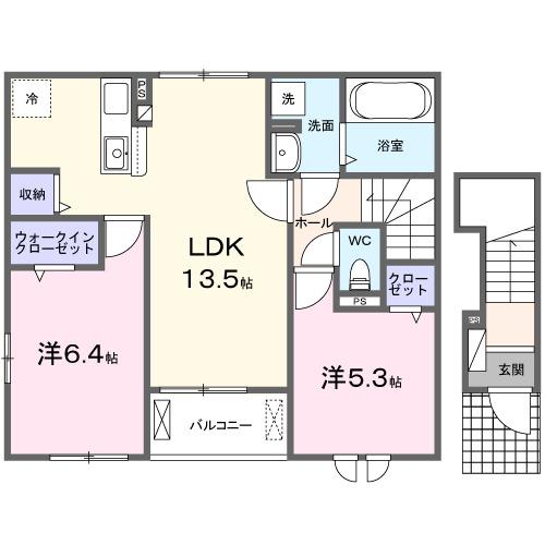 スコーピオン（201） 間取り図画像