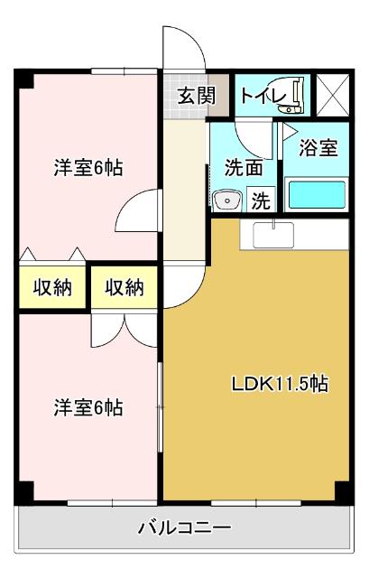 ファミーユワカマツ 間取り図画像
