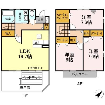 間取り図写真