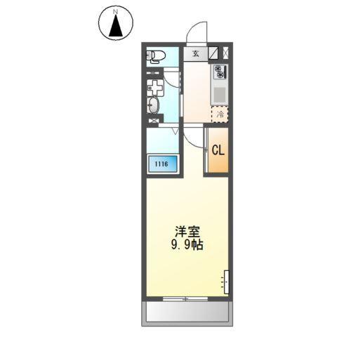 Forest hill（フォレスト　ヒル） 間取り図画像