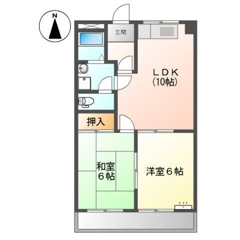 タウニーロイヤル 間取り図画像