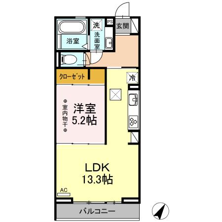 グランシャリオ篠木（105） 間取り図画像