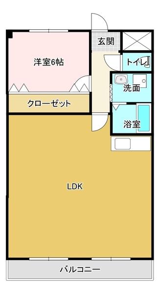 メゾン・ド・フルール 間取り図画像