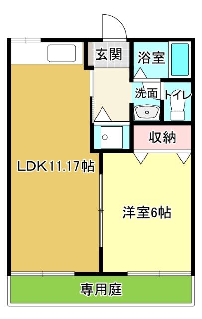 フォーブルいずみB 間取り図画像