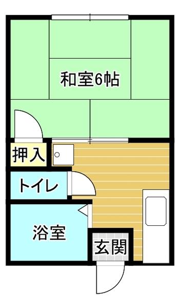 アシオハイツ 間取り図画像