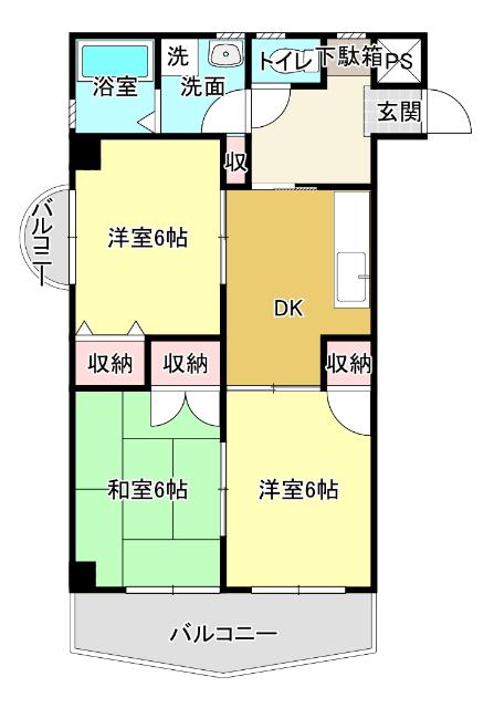 ファミーユワカマツ 間取り図画像