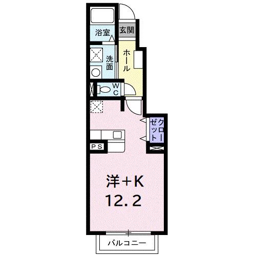 ノーブルメゾン　飯塚（102） 間取り図画像