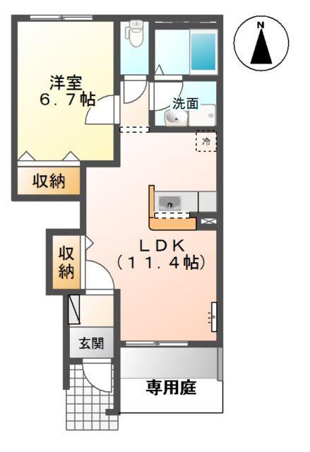 フォレスタ大和 間取り図画像