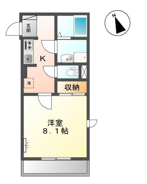 ヴィア和来Ⅱ 間取り図画像