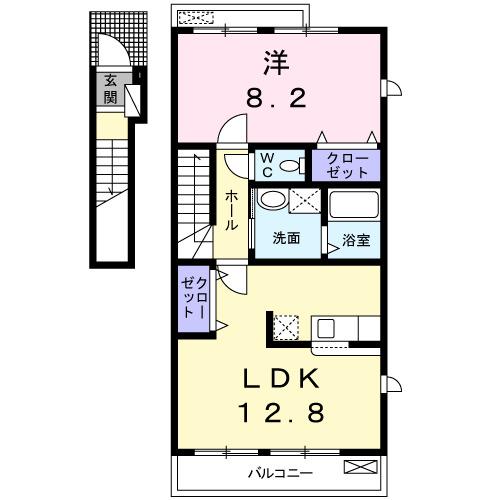 ハーモニー　Ｃ（201） 間取り図画像