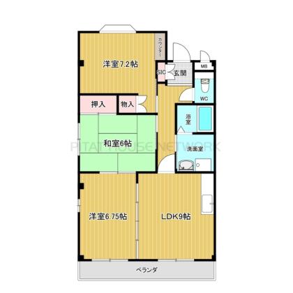  間取り図写真